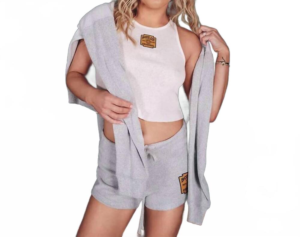 NEW BOYS LIE men don't original micro shorts in heather grey